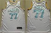 Men's Los Angeles Lakers #77 Luka Doncic White 2025 Classic Edition Stitched Basketball Jersey,baseball caps,new era cap wholesale,wholesale hats